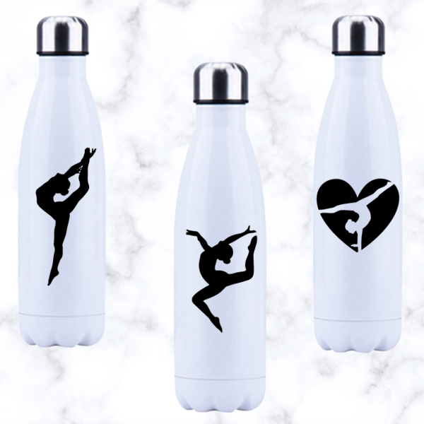 Drinkfles Stainless Steel Wit