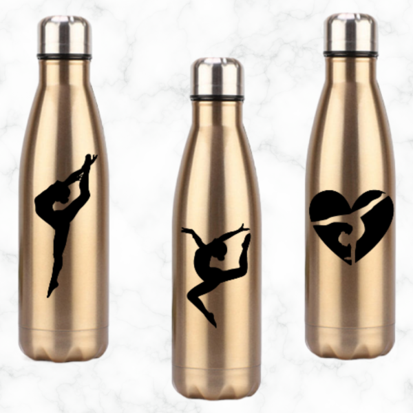 Drinkfles Stainless Steel Metallic Goud