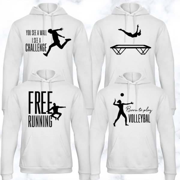 Trui / Hoodie Wit overige disciplines en sporten
