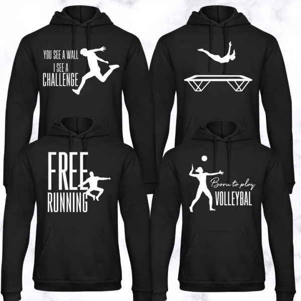 Trui / Hoodie Zwart overige disciplines en sporten