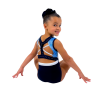 Turnpakje Nejah Marble Blauw Mouwloos - Afbeelding 6