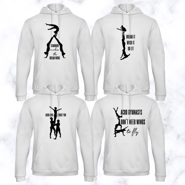 Trui / Hoodie Wit Acro