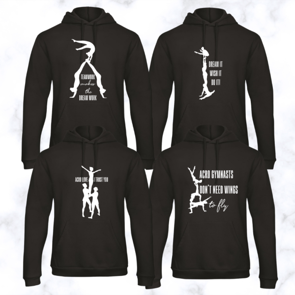 Trui / Hoodie Zwart Acro
