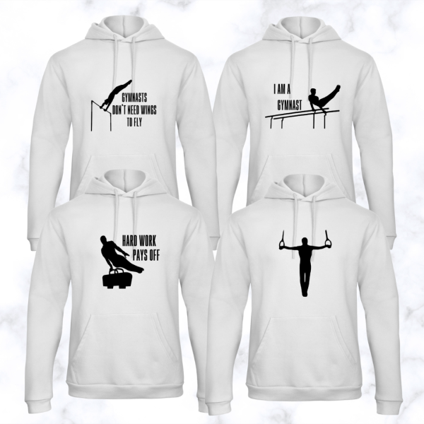 Trui / Hoodie Wit Turnen Heren