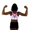 Turntopje Claire Roze Zwart - Afbeelding 6