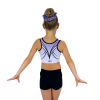 Turntopje Claire Lila Zwart - Afbeelding 3