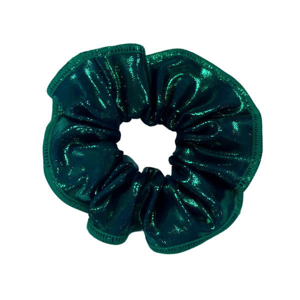Scrunchie Donkergroen