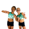 Turntopje Claire Groen Zwart - Afbeelding 4