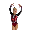 Turnpakje Maddie Bordeaux Zwart - Afbeelding 3