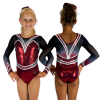 Turnpakje Maddie Bordeaux Zwart - Afbeelding 2