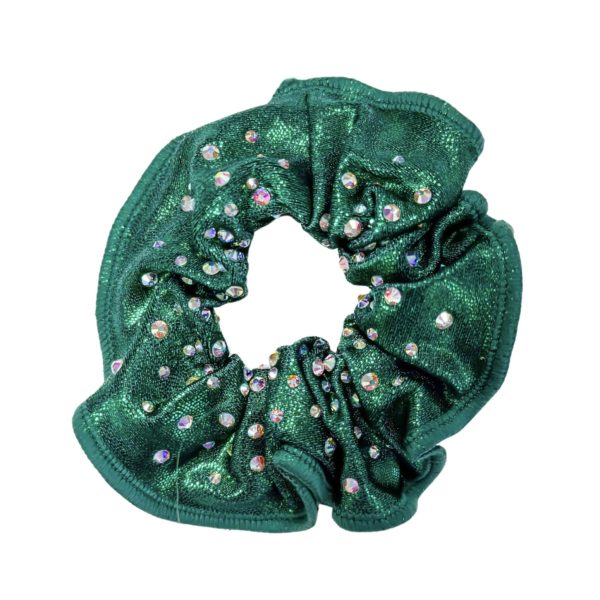 Scrunchie Donkergroen AB Steentjes