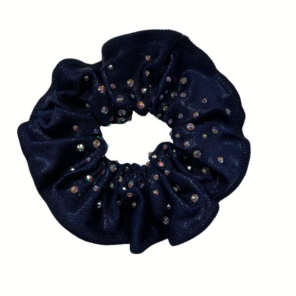 Scrunchie Navy Blauw AB Steentjes