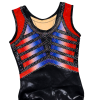 Turnpakje Faye Rood Wit Blauw Mouwloos - Afbeelding 8