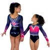 Turnpakje Livia Navy Roze - Afbeelding 2