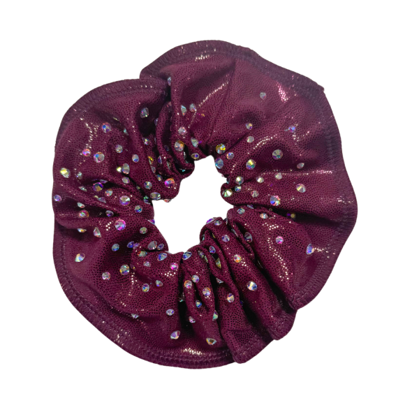 Scrunchie Aubergine Donker AB Steentjes