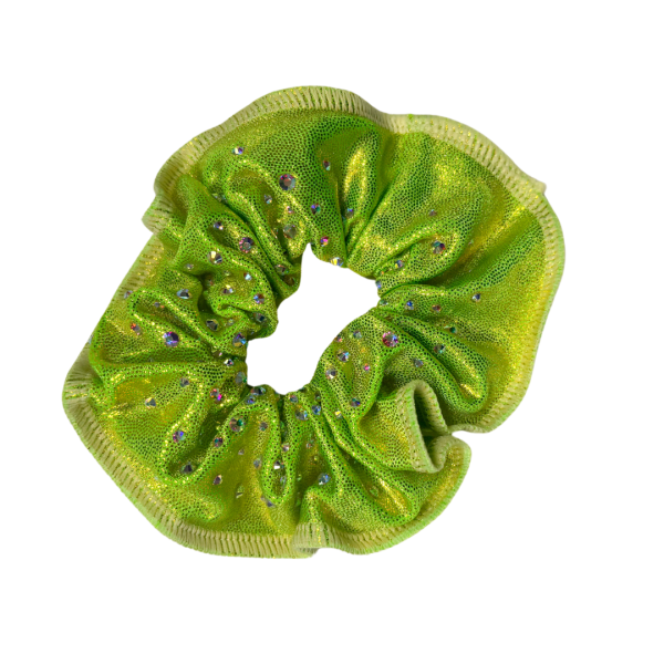 Scrunchie Neon Groen AB Steentjes